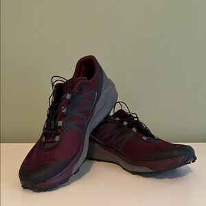 Salomon Sense Ride 4 Trail Running Shoes - Burgundy